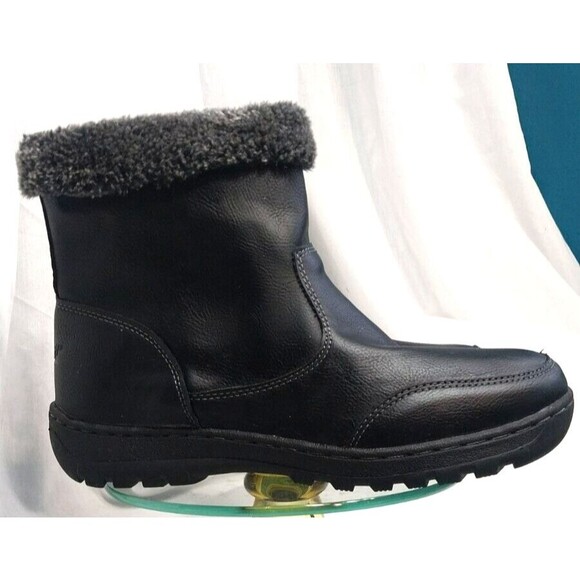 Khombu Addison Women's Black Memory Foam Water Repellent All-Weather Boot Size 9 - Picture 3 of 12